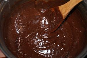 Шоколадный соус-пудинг